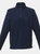 Mens Micro Zip Neck Fleece Top - Dark Navy