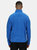 Mens Micro Zip Neck Fleece Top - Oxford Blue