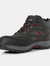Mens Mudstone Safety Boots -  Ash/Rio Red