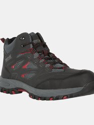 Mens Mudstone Safety Boots -  Ash/Rio Red - Ash/Rio Red