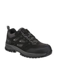 Mens Mudstone Safety Trainers Boots - Black/Granite - Black/Granite