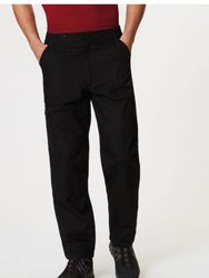 Mens New Lined Action Pants Long - Black - Black