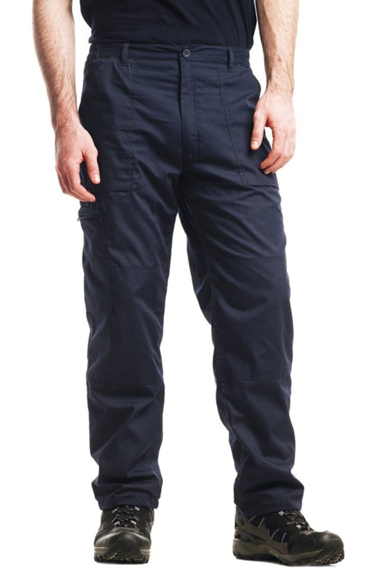 Mens New Lined Action Trouser (Short) / Pants - Navy Blue - Navy Blue