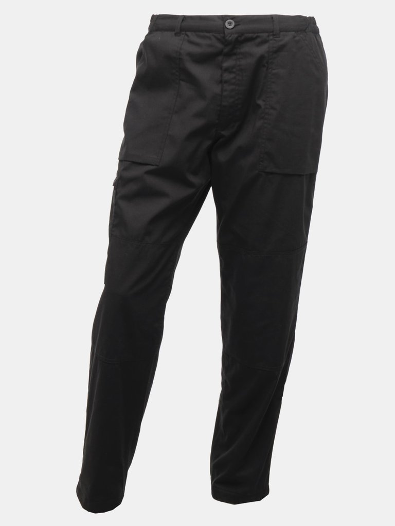 Mens New Lined Action Trousers (Reg) / Pants - Black - Black