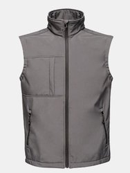 Mens Octagon II Printable Soft Shell Bodywarmer - Seal Grey/Black - Seal Grey/Black