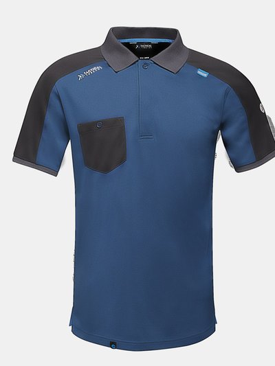 Regatta Mens Offensive Wicking Polo Shirt - Blue Wing product