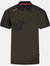 Mens Offensive Wicking Polo Shirt - Dark Khaki