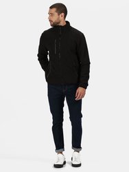 Mens Omicron III Waterproof Fleece Jacket - Black - Black