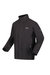 Mens Outdoor Classic Matt Hooded Waterproof Jacket - Ash/Black