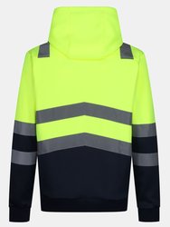 Mens Overhead High-Vis Hoodie - Yellow