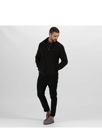 Regatta Mens Plain Micro Fleece Full Zip Jacket - Black product