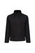 Mens Plain Micro Fleece Full Zip Jacket - Black