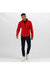 Mens Plain Micro Fleece Full Zip Jacket - Classic Red