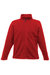 Mens Plain Micro Fleece Full Zip Jacket - Classic Red