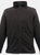 Mens Plain Micro Fleece Full Zip Jacket - Layer Lite - Black