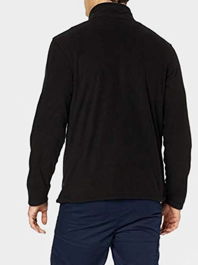 Mens Plain Micro Fleece Full Zip Jacket - Layer Lite