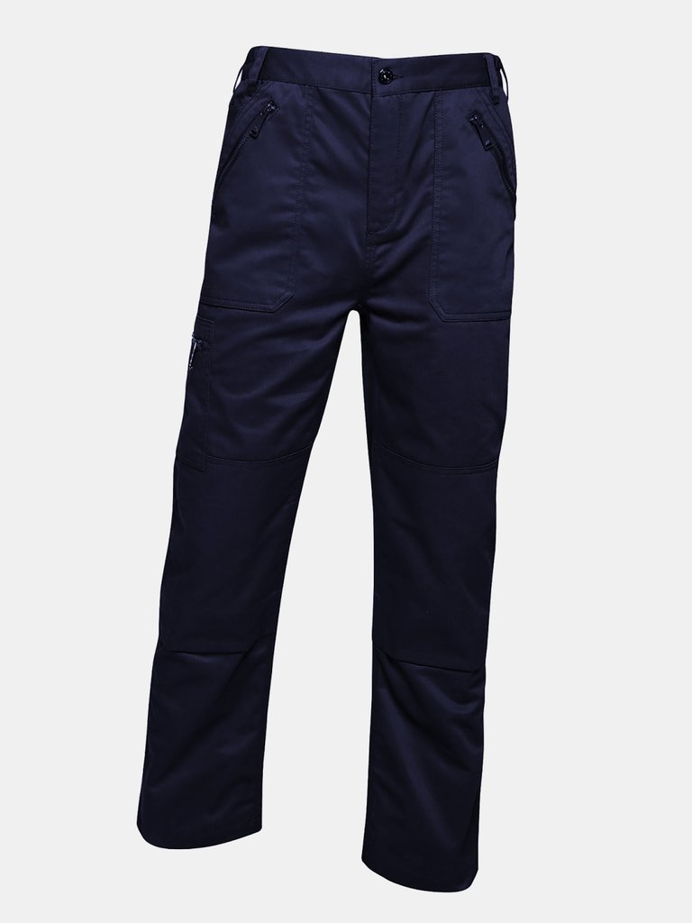 Mens Pro Action Trousers - Navy - Navy