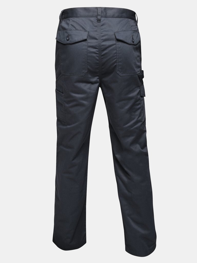 Mens Pro Cargo Waterproof Trousers - Gray Blue
