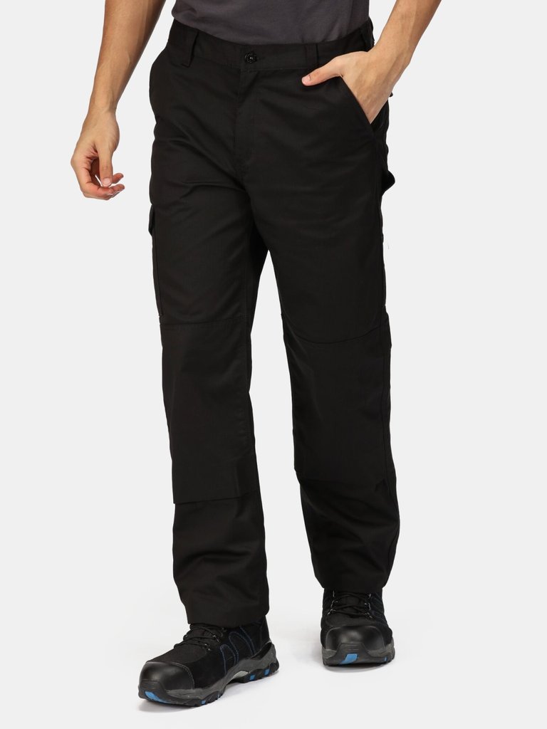 Mens Pro Cargo Waterproof Trousers - Short - Traffic Black