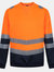 Mens Pro High-Vis Sweatshirt - Neon Orange - Neon Orange