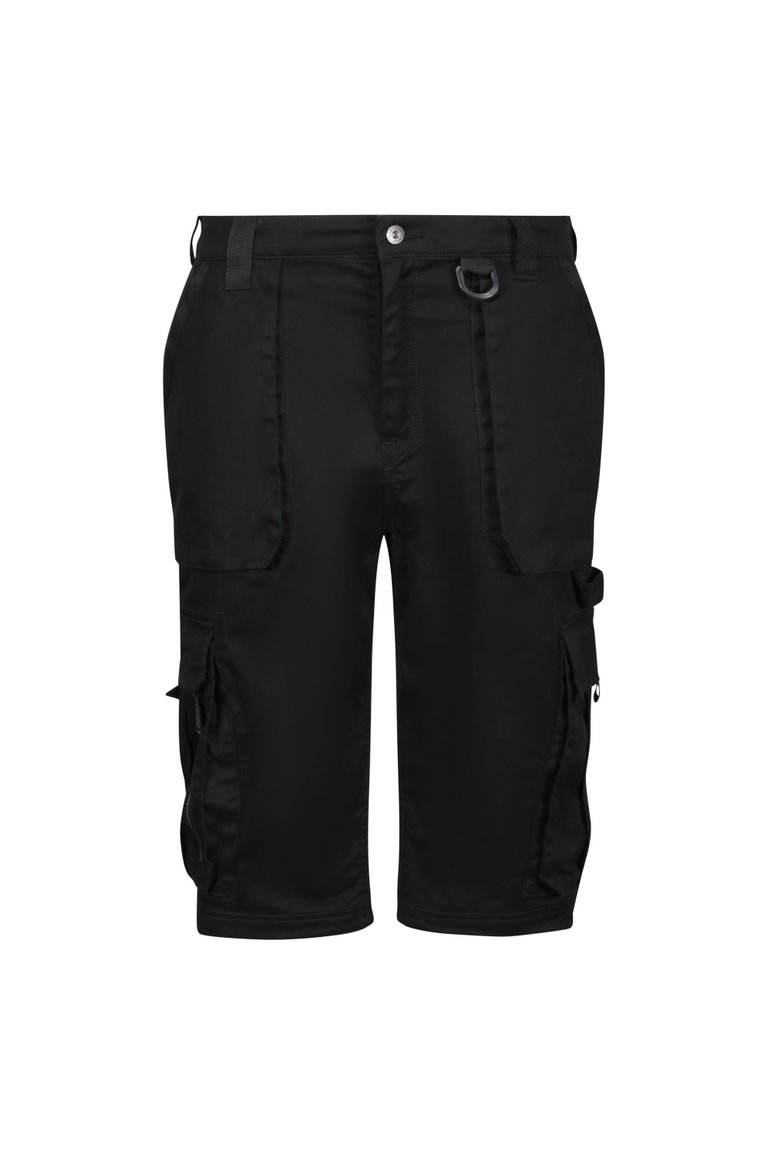 Mens Pro Utility Cargo Shorts - Black