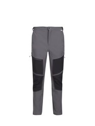 Mens Questra IV Hiking Trousers - Dark Grey/Black - Dark Grey/Black