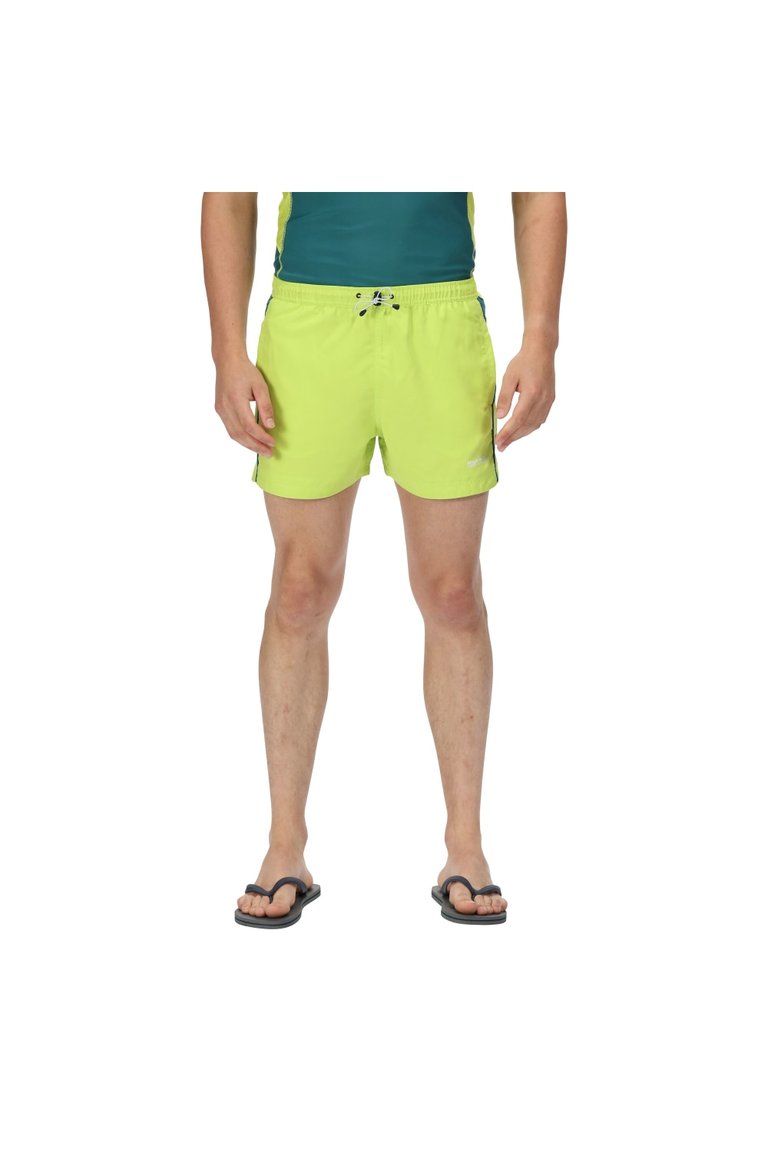 Mens Rehere Shorts - Bright Kiwi/Pacific Green - Bright Kiwi/Pacific Green