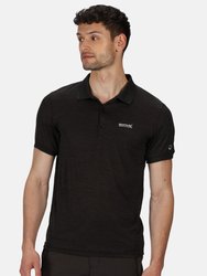 Mens Remex II Polo Shirt - Black - Black