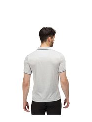 Mens Remex II Polo Shirt - Silver Grey