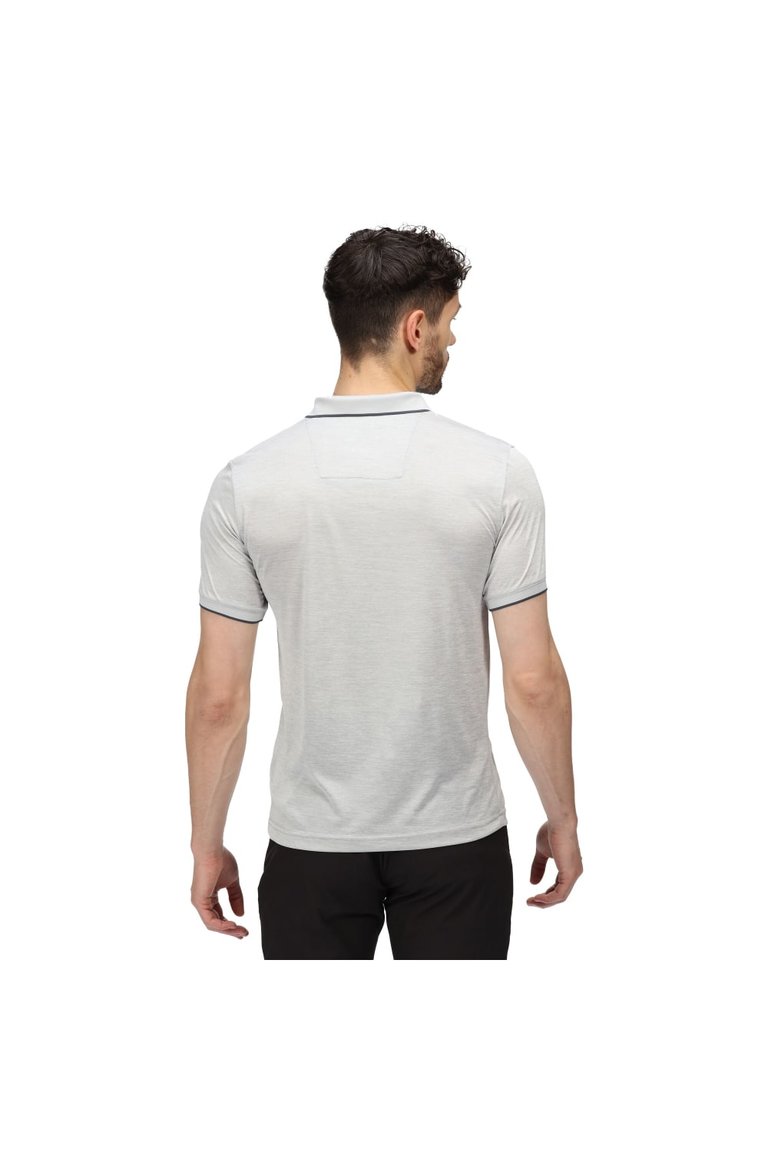 Mens Remex II Polo Shirt - Silver Grey