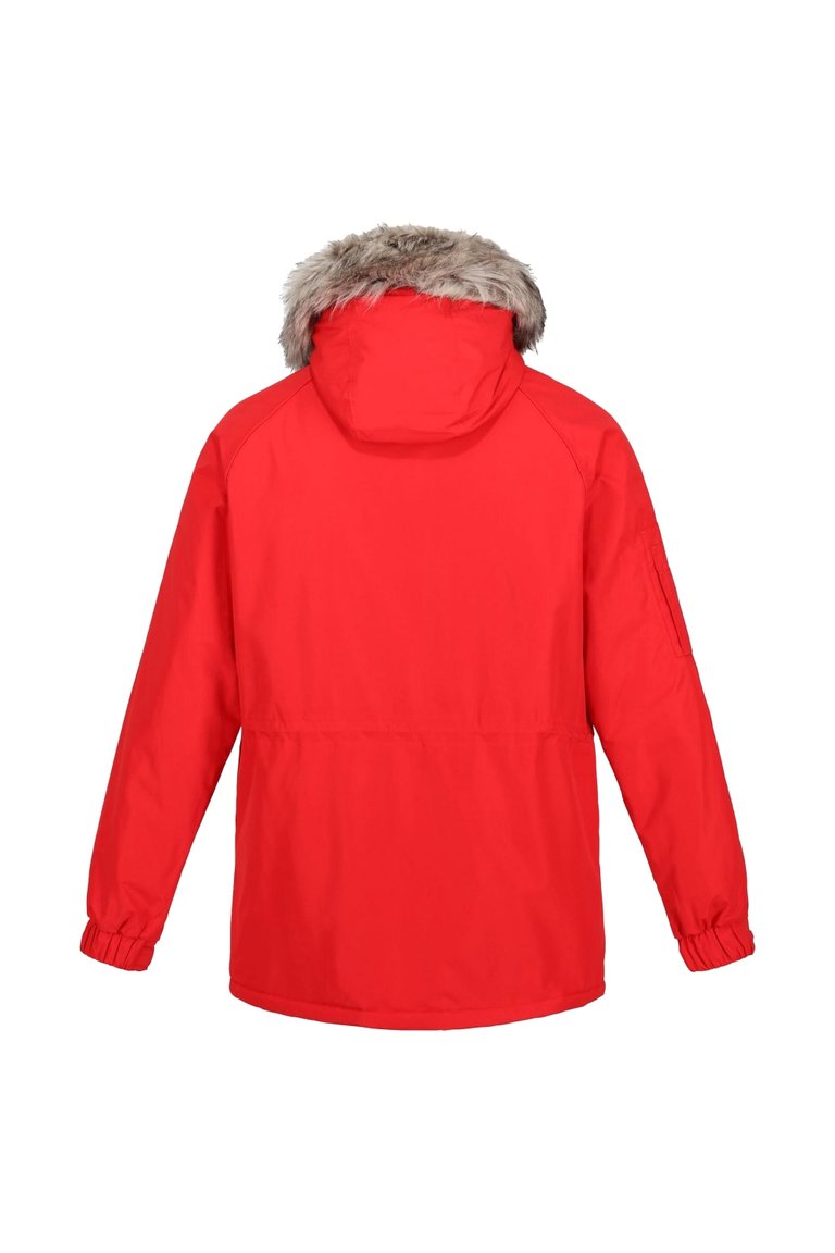 Mens Salinger III Parka Jacket - Code Red