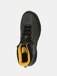 Mens Samaris Lite Walking Boots - Dark Khaki/Yellow Gold