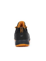 Mens Samaris Lite Walking Shoes - Black/Flame Orange
