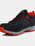 Mens Samaris Lite Walking Shoes - Moonlight Denim/Orange