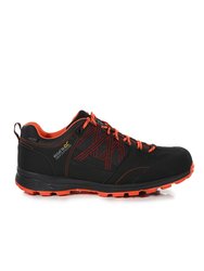Mens Samaris Low II Hiking Boots - Black/Fiesta Red - Black/Fiesta Red