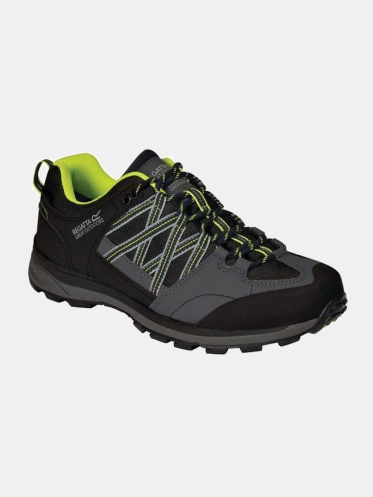 Mens Samaris Low II Hiking Boots - Black/Lime Punch - Black/Lime Punch