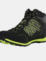 Mens Samaris Mid II Hiking Boots - Black/Electric Lime