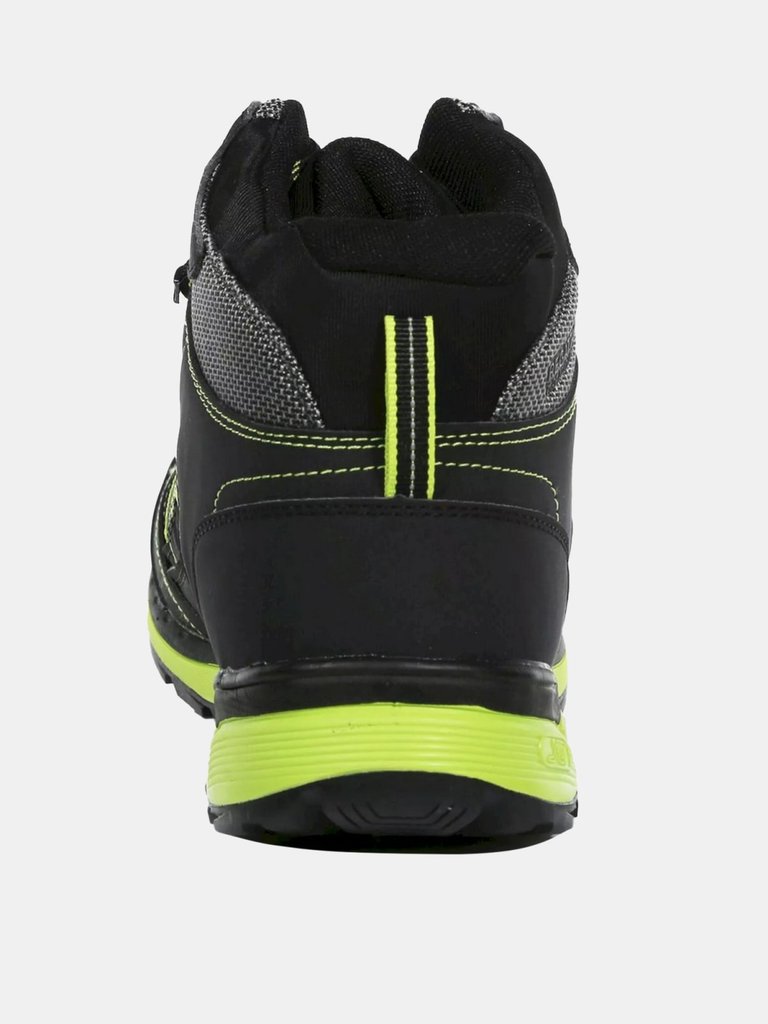 Mens Samaris Mid II Hiking Boots - Black/Electric Lime