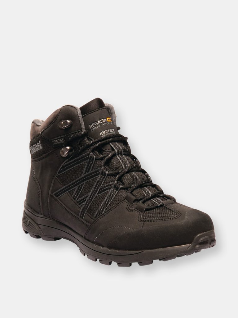 Mens Samaris Mid II Hiking Boots - Black/Granite - Black/Granite