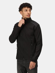 Mens Sandstom Workwear Softshell Jacket - Black