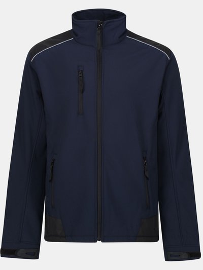 Regatta Mens Sandstom Workwear Softshell Jacket - Navy/Black product