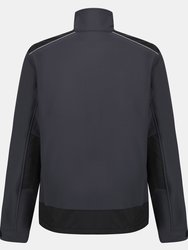 Mens Sandstom Workwear Softshell Jacket - Seal Grey/Black
