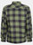 Mens Shelford Checked Padded Jacket - Green