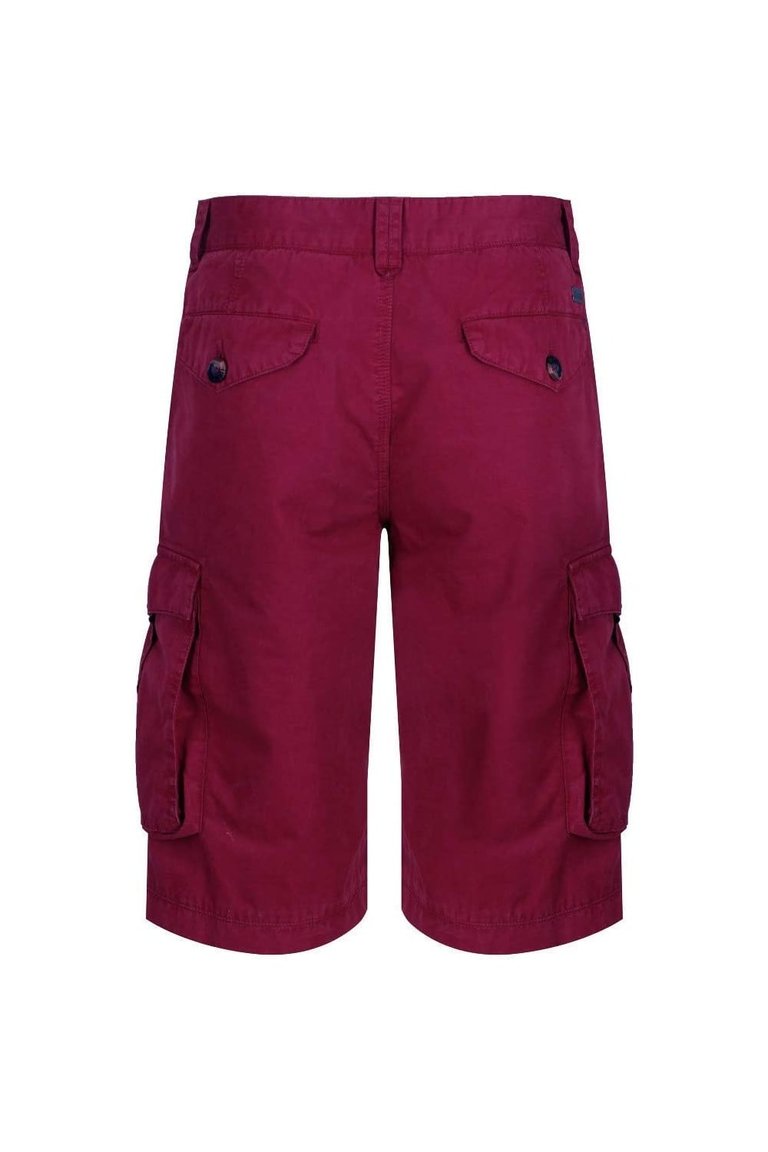 Mens Shorebay Vintage Cargo Shorts - Delhi Red