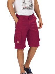 Mens Shorebay Vintage Cargo Shorts - Delhi Red