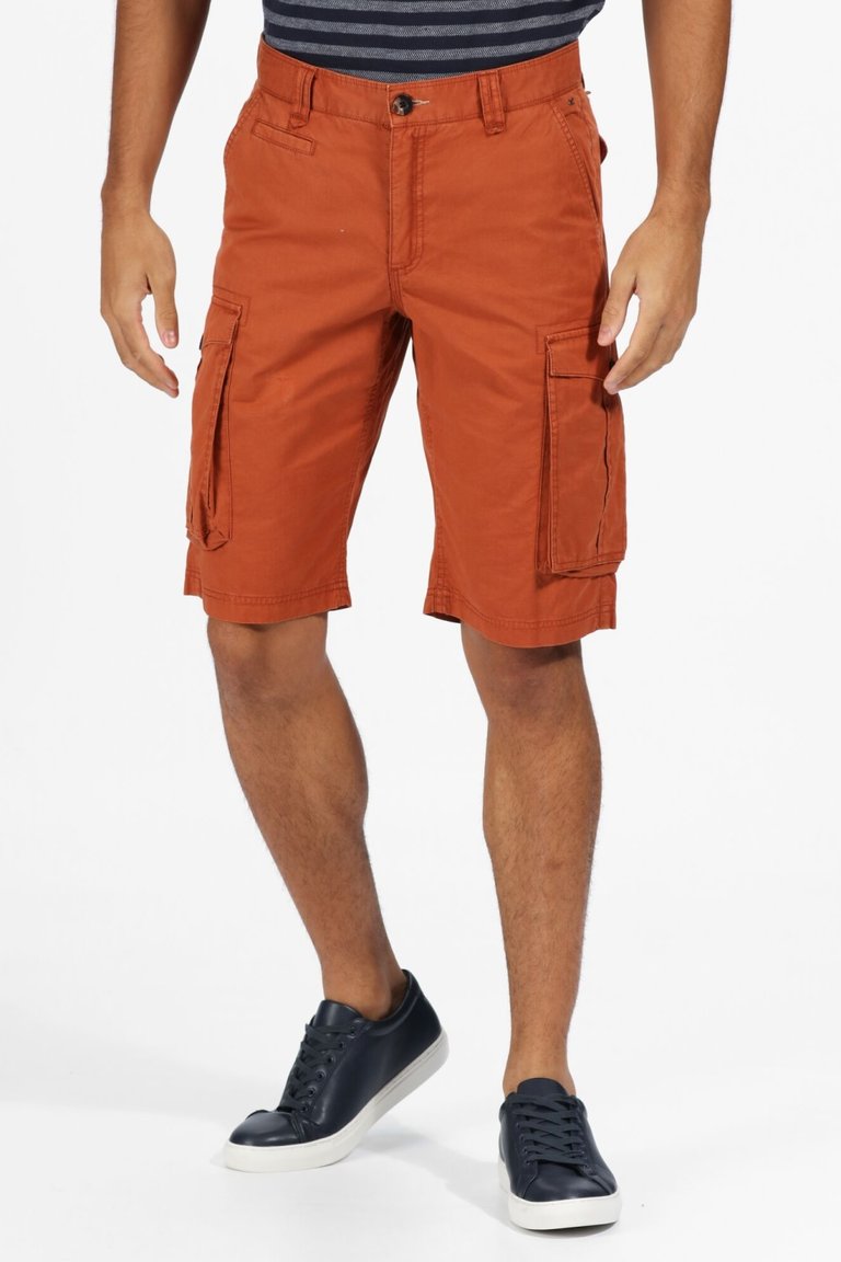 Mens Shorebay Vintage Cargo Shorts - Ginger