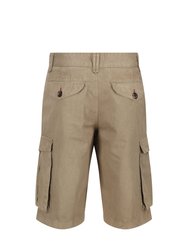 Mens Shorebay Vintage Cargo Shorts - Gold Sand