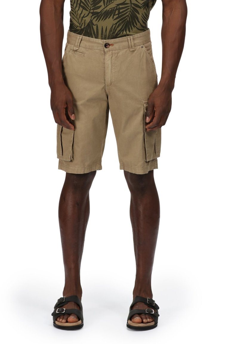 Mens Shorebay Vintage Cargo Shorts - Gold Sand - Gold Sand