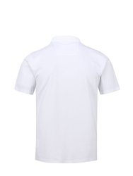 Mens Sinton Lightweight Polo Shirt - White