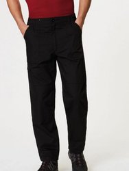 Mens Sports New Lined Action Trousers - Black